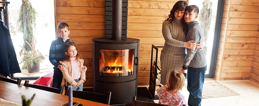 Morso Cast Iron Fireplace Insert Installation in Rock Island, Illinois