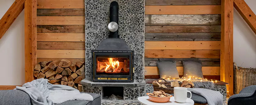 Thelin Hearth Products Direct Vent Gas Stove Fireplace Inspection in Rock Island, Illinois